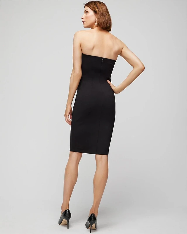 White House Black Market WHBM AURA Strapless Sculpting Sheath Dress | Liberty Center White House Black Market WHBM AURA Strapless Sculpting Sheath Dress | Liberty Center
