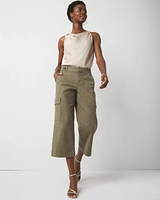 Pret Cargo Wide Leg Cropped Pant
