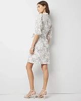 Embroidered Shirt Dress
