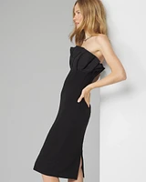 Strapless Ruffle Sheath