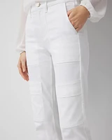 High-Rise Cargo Straight Jean