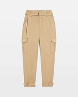 Petite Extra High-Rise Pret Cargo Tapered Ankle Pant