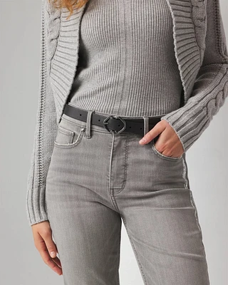 Hematite Buckle Belt