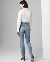 High-Rise Everyday Soft Denim™ Embellished Straight Jean