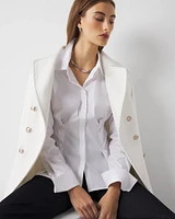 Tapered Waist Poplin Shirt