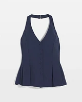 Halter Neck Bustier Top