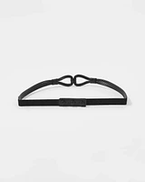 Knotted Skinny Stretch Belt