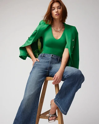 WHBM® FORME Elbow-Sleeve Top
