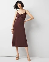 Cowl Neck Slip Dress