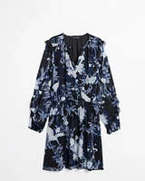 Long Sleeve Ruffle Dress