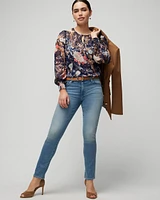 Mid-Rise Slim Jeans