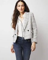 Petite Cropped Tweed Jacket