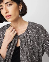Sequin Drape Bolero