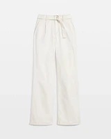 Pret High-Rise Belted Wide Leg Trouser