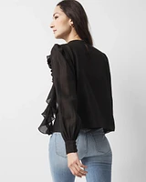 Ruffle Statement Blouse