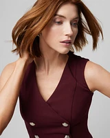Sleeveless Blazer Dress