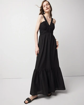 Strappy Halter Maxi Dress
