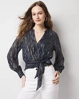 Wrap Waist Blouse