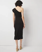One Shoulder Midi Dress