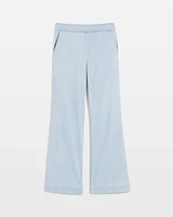 Petite High-Rise Pull-On Wide Leg Jean