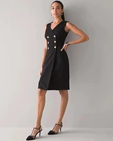 Sleeveless Blazer Dress