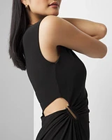 Petite Matte Jersey Midi Dress