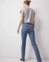 High-Rise Full Straight Jeans