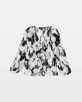 Ruffle Front Blouse