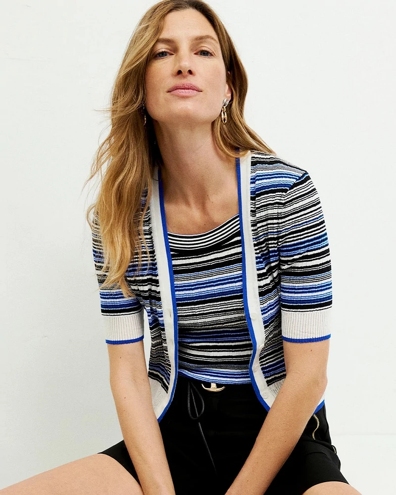 Striped Cardigan