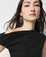 Off-The-Shoulder Twist Top