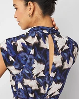 Draped Midi Dress