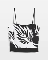 Petite Linen-Blend Bustier