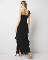 Ruffle Slip Dress