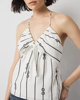 Tie-Front Halter Top