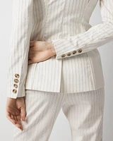 Petite WHBM® One-Button Blazer Pinstripe