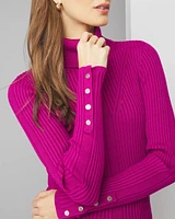 Ribbed Turtleneck Sweater