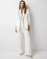 Relaxed Blazer with Piping