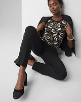 Floral Jacquard Sweater Tee