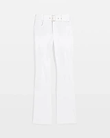 Extra High-Rise Belted Skinny Flare Jean