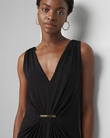 Plunging Back Gown