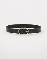 Mixed Metal Buckle Belt