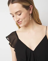 Ruffle Slip Dress
