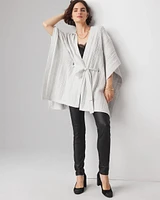 Textured Knit Ruana