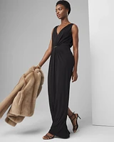 Plunging Back Gown
