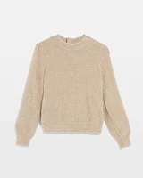 Tinsel Trim Sweater