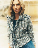 Tweed Sweater Jacket