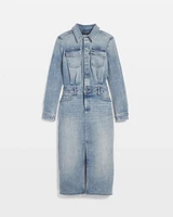 Denim Midi Dress