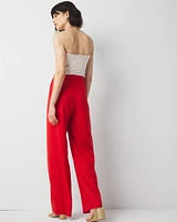 Petite Pleated Wide Leg Pant