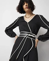 Contrast Obi Belt