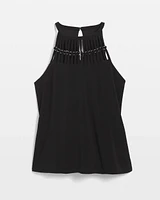 Matte Jersey Halter Top